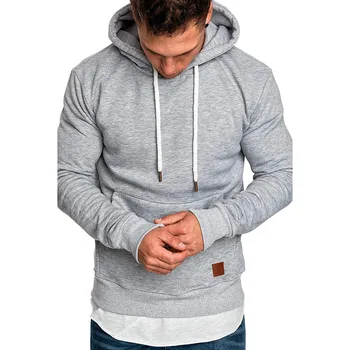 

Man Hoodie Sweatshirts Autumn Spring Patchwork Long Sleeve Sweatshirt Fashion fall clothes for men