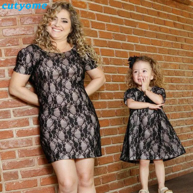 Mom And Daughter Lace Dress Family Look Mother Daughter y Party mom-and-daughter-lace-dress-family-look-mother-daughter-y-party