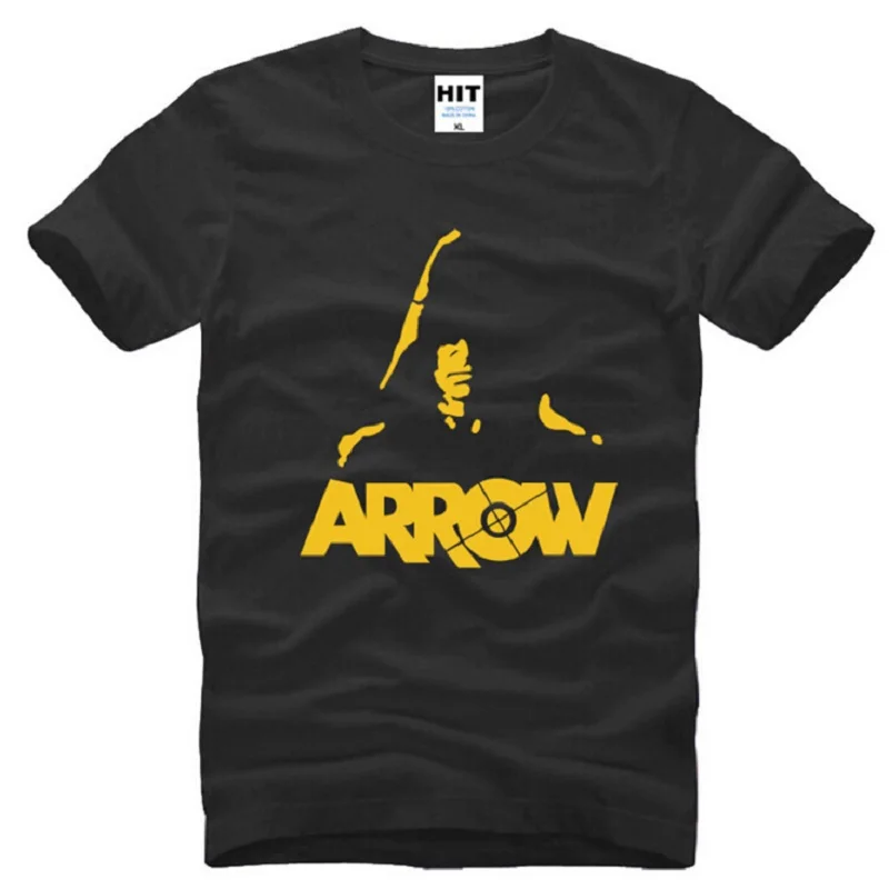 

New Designer Green Arrow T Shirts Men Cotton Short Sleeve Justice League Men's T Shirt Fashion Moive Fans Clothes Male Top Tees