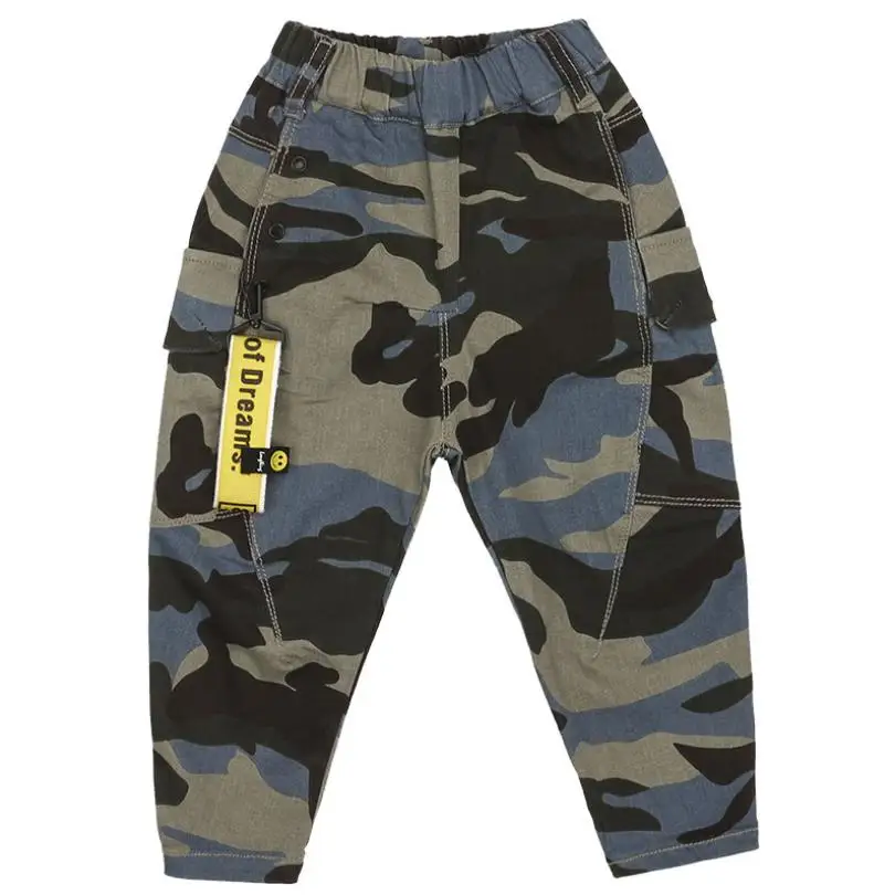 Camouflage Новые модные детские камуфляжные штаны брюки для маленьких мальчиков г. весенне-летние детские свободные повседневные штаны-шаровары Y624 - Цвет: Camouflage