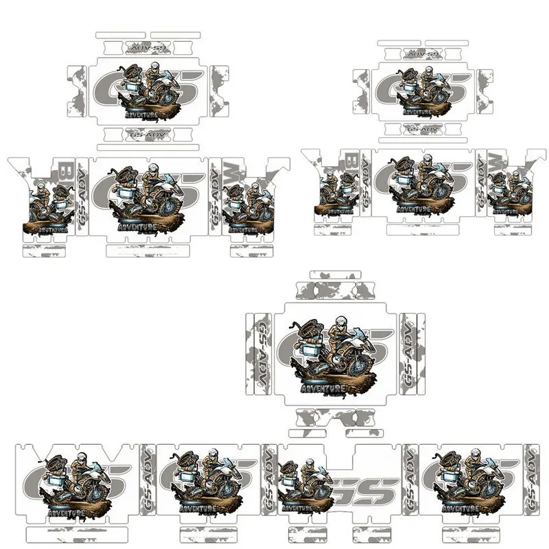 Коробка наклейка подходит R1250GS GSA R1200GS GSA декоративная наклейка s Для BMW алюминиевая коробка Светоотражающая Водонепроницаемая износостойкая