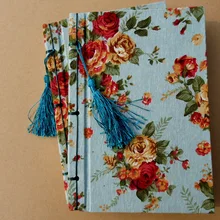 1 шт. эта ткань ручной работы Винтаж лет Клык китайская серия A5 стиль садовая скатерть светло голубой пион