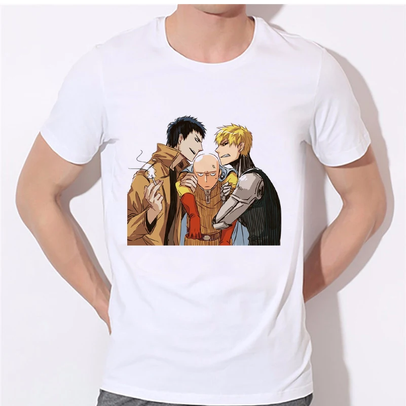 

Hot Sale Japanese Anime One Punch Man Saitama Printed T Shirt Harajuku Summer Saiyan Goku Short Sleeve Tee Shirts W-187#