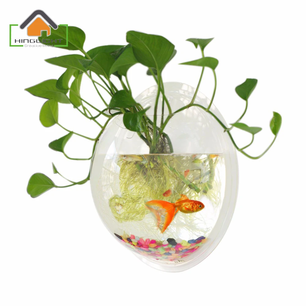 3 size 2016 Acquario Fish Bowl Plant Wall Hanging Bubble High Quality