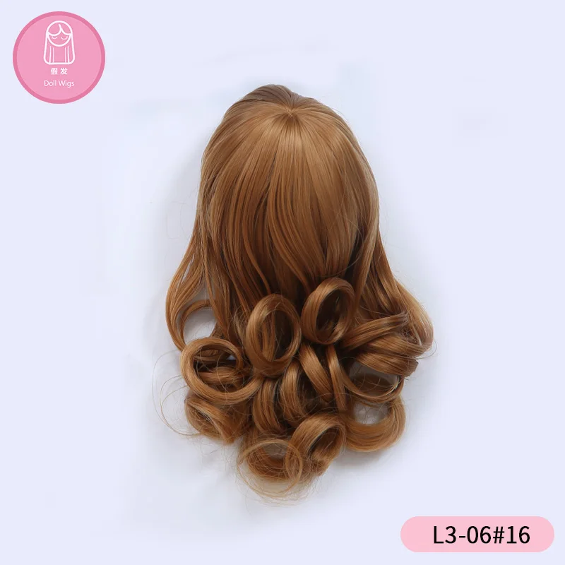 Парик для куклы длинный вьющийся парик 8 6 дюйма 1/4 кукла BJD RL праздничная лента