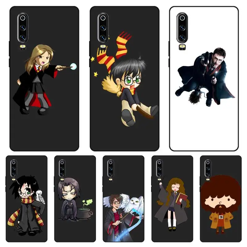 

P083 Harry Potter Clear Black Silicone Case Cover For Huawei P8 P9 P10 P20 P30 Lite Pro P Smart Plus 2017 2019