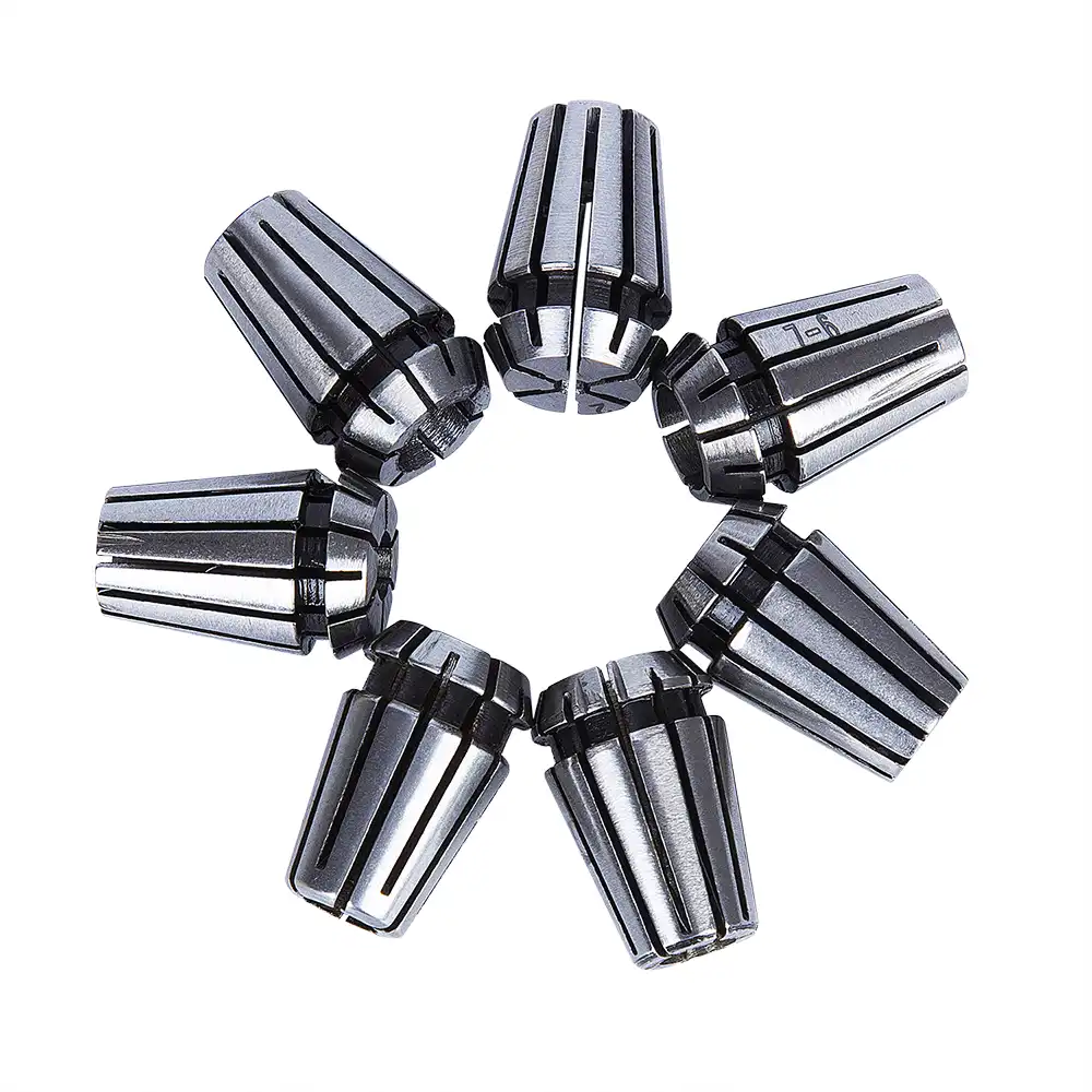 7X ER11 Spring Chuck Collet Set For CNC Milling Lathe Tool Engraving Machine C#