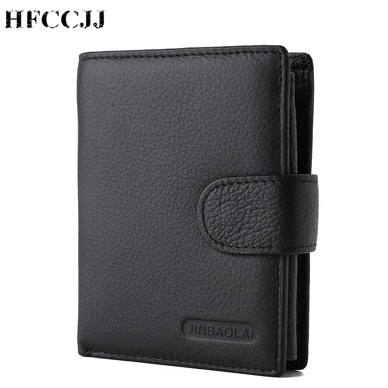 

NEW Fashion Short Purse Men Wallet Genuine Cowhide Leather Wallet Me's Purse Small Hasp Male Purse Coin Pocket Carteira HC180