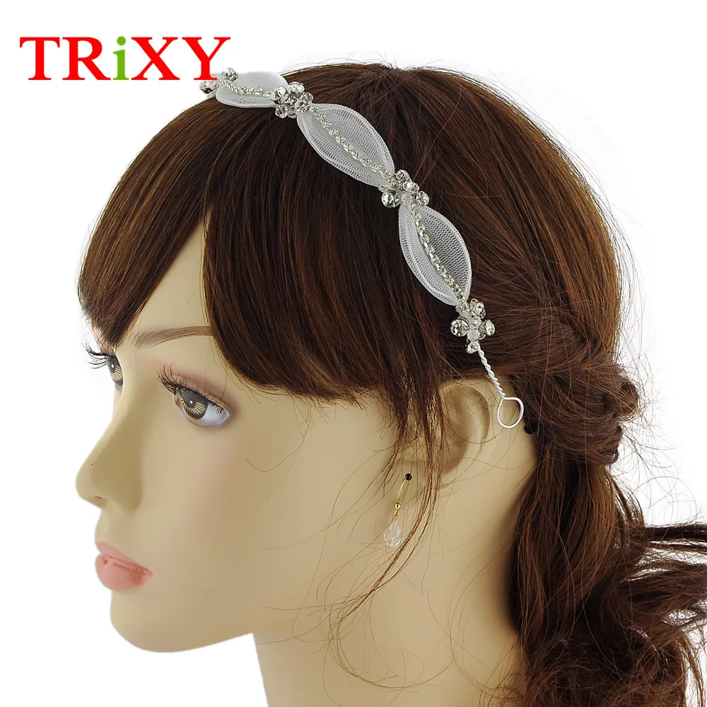 TRiXY H90 Бесплатная доставка ручной работы со стразами Свадебные аксессуары для