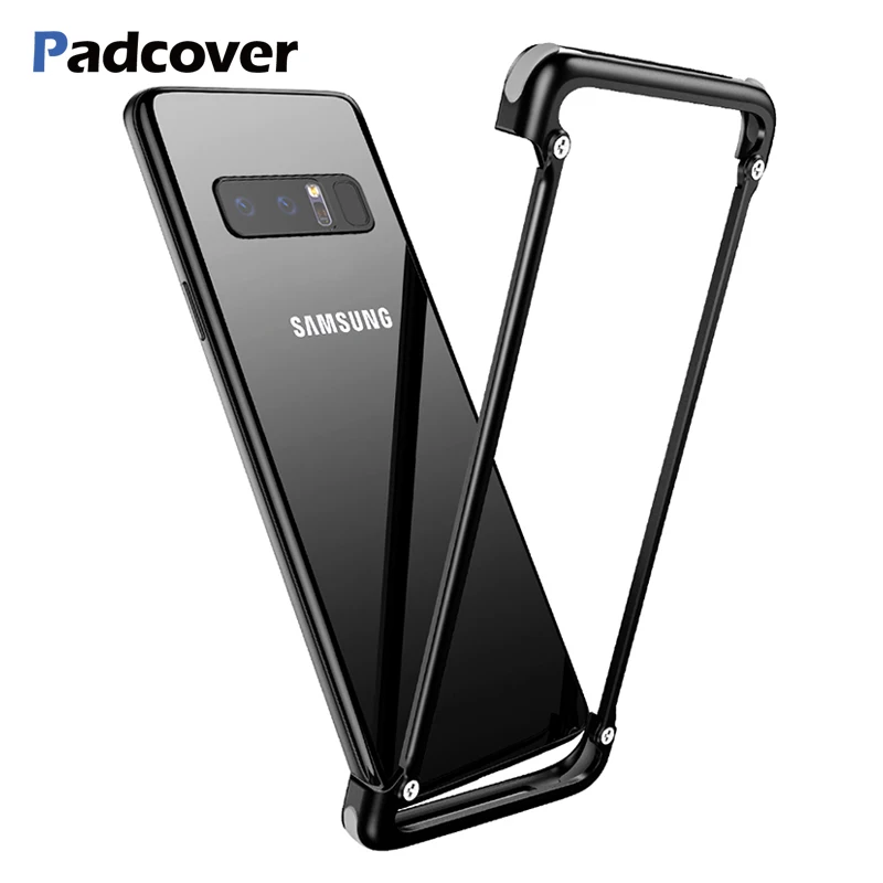 PADCOVER водителя металлический корпус для samsung Galaxy Note 8 чехол Личность основа N9500