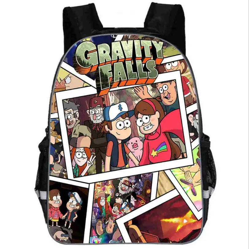 

11-16 Inch Anime Waddles pig Gravity Falls backpacks casual backpack teenagers Student School Bags travel Shoulder Laptop Bag