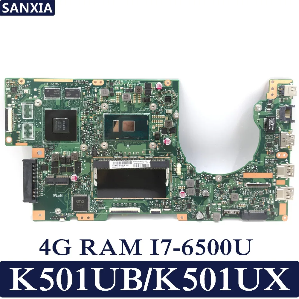 KEFU K501UX Laptop motherboard for ASUS K501UB K501UX K501U K501 Test original mainboard DDR3 4G RAM