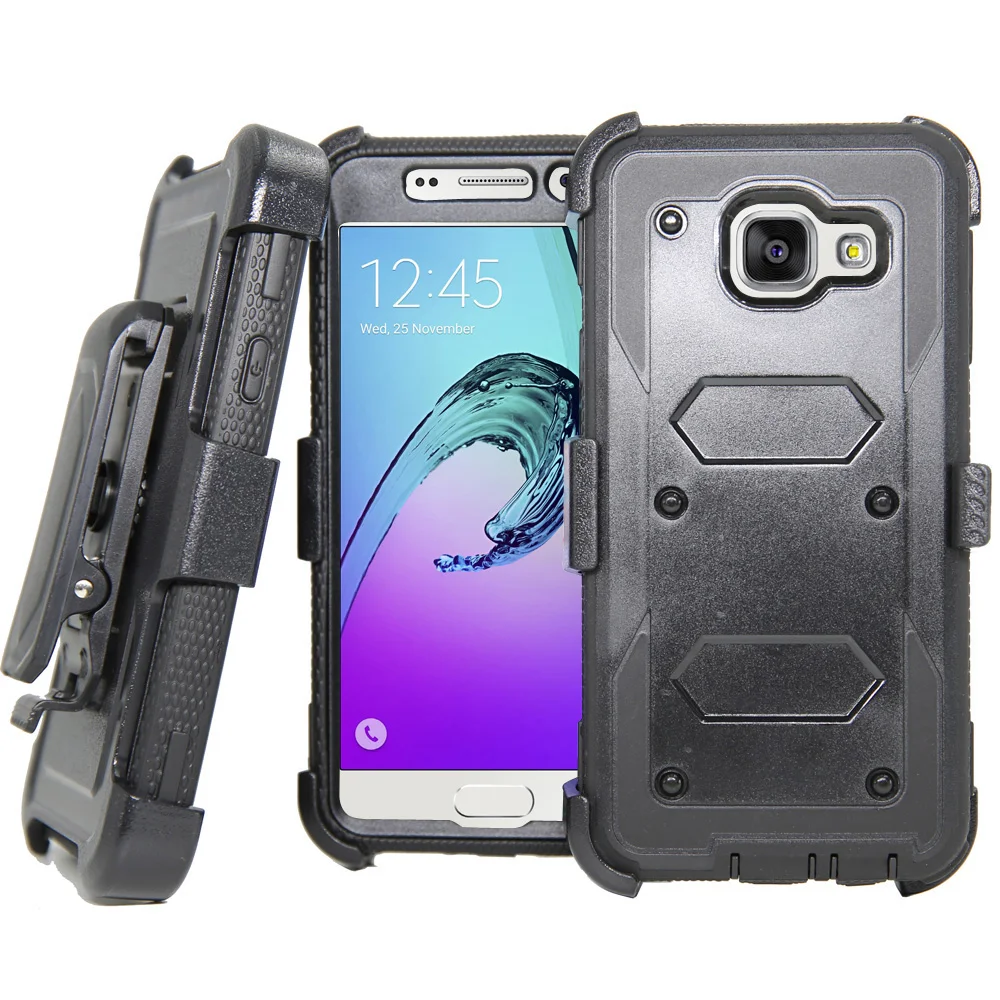 

Shockproof Armor Case Kickstand Holster Belt Clip Cover For Samsung Galaxy A3 A5 J1 J3 2016/J7/S6 S7 Edge/Grand Prime/Note 5 7
