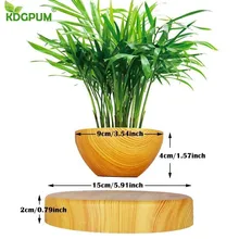 EU/US/AU Plug Magnetic Levitating Air Bonsai Plant Flower Pot  For Home Office Decor