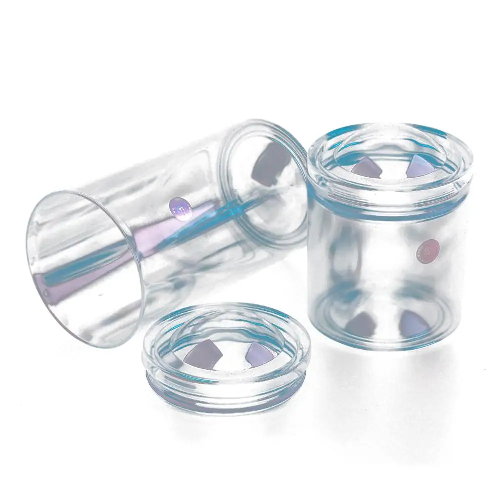 Малый прозрачные пластиковые бутылки герметичный приманка для рыбалки банок случайный цвет широкий диапазон использования