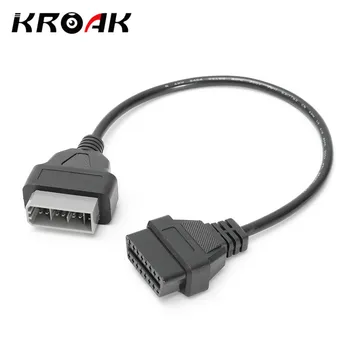 

Black 14 Pin OBD1 to 16 Pin OBD2 Cable Convertor Adapter Cable For Nissan/Infiniti