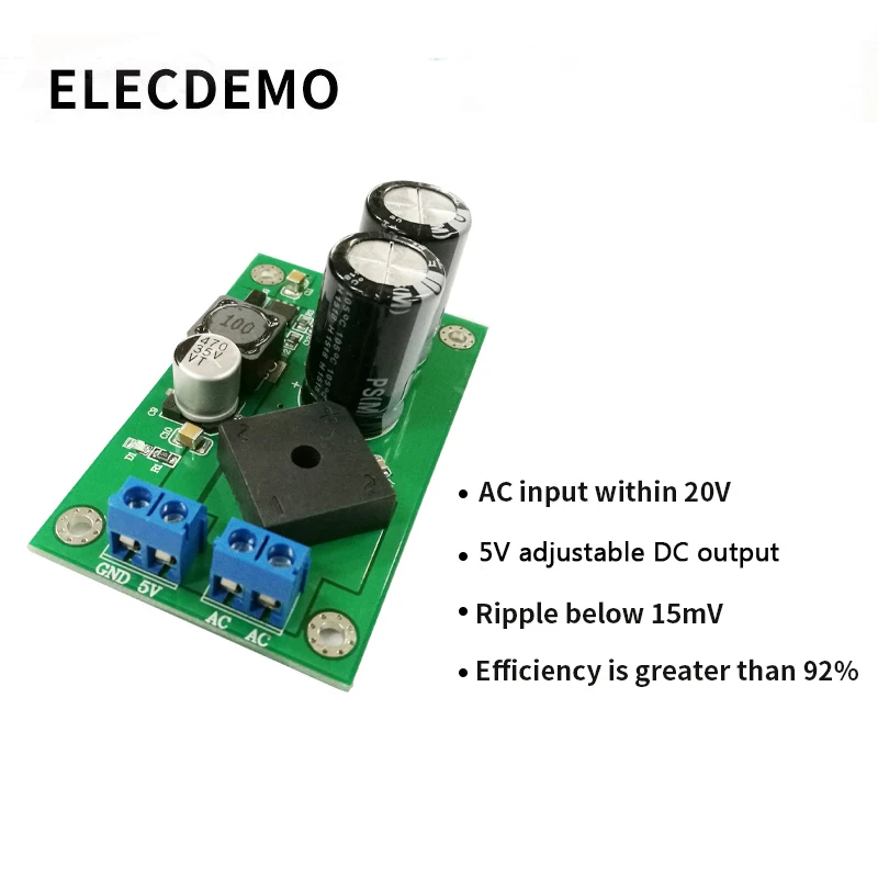 DC24V 1 A 12 W Low Ripple Switching Power Supply board Convertisseur Module AC100-265V