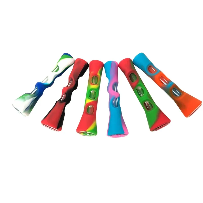 

Grinder Weed Smoking Pipes Straight Type Healthy Silicone Tobacco Pipes Silicone Smoking Pipe Water Herb Smoking Pipe Smoke