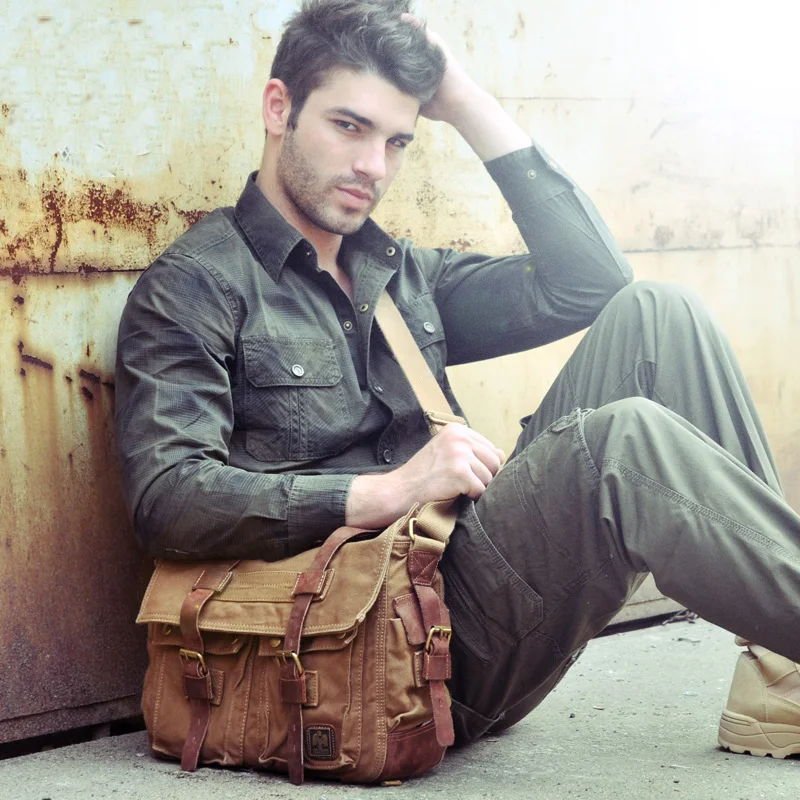 Bolsa de mensajero de lona de Burminsa para hombre, bolsas de mensajero de I AM LEGEND Will Smith, bolso de hombro grande, bolso de viaje para ordenador portátil para hombre Bolsa de mensajero de lona de Burminsa para hombre, bolsas de mensajero de I AM LEGEND Will Smith, bolso de hombro grande, bolso de viaje para ordenador portátil para hombre