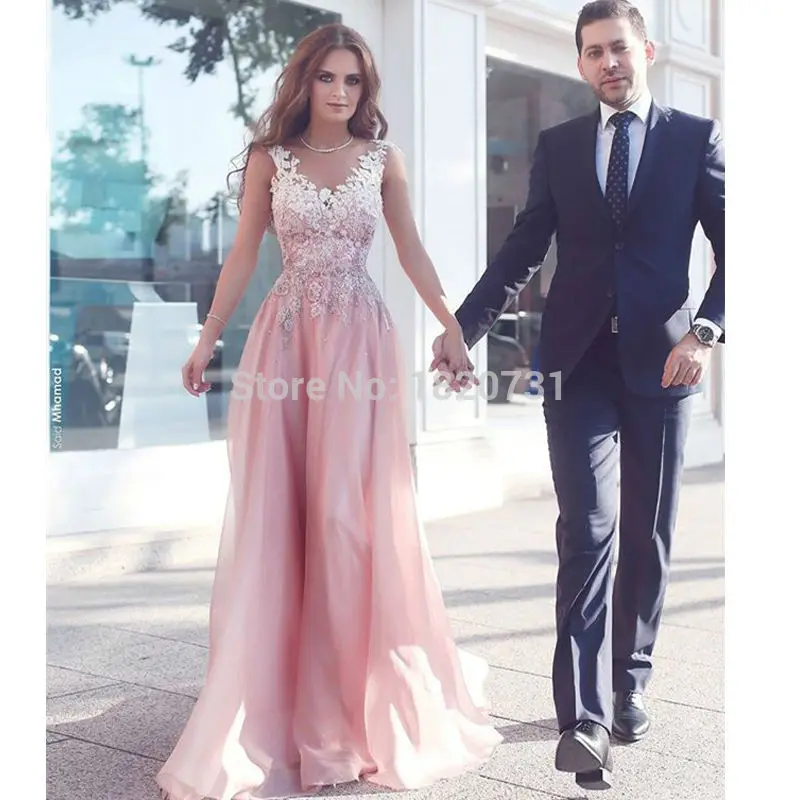 Vestido-Da-Noiva-Appliques-Pink-Long-Prom-Dress-Chiffon-Sleeveless-A-Line-Floor-Length-Evening-Gowns