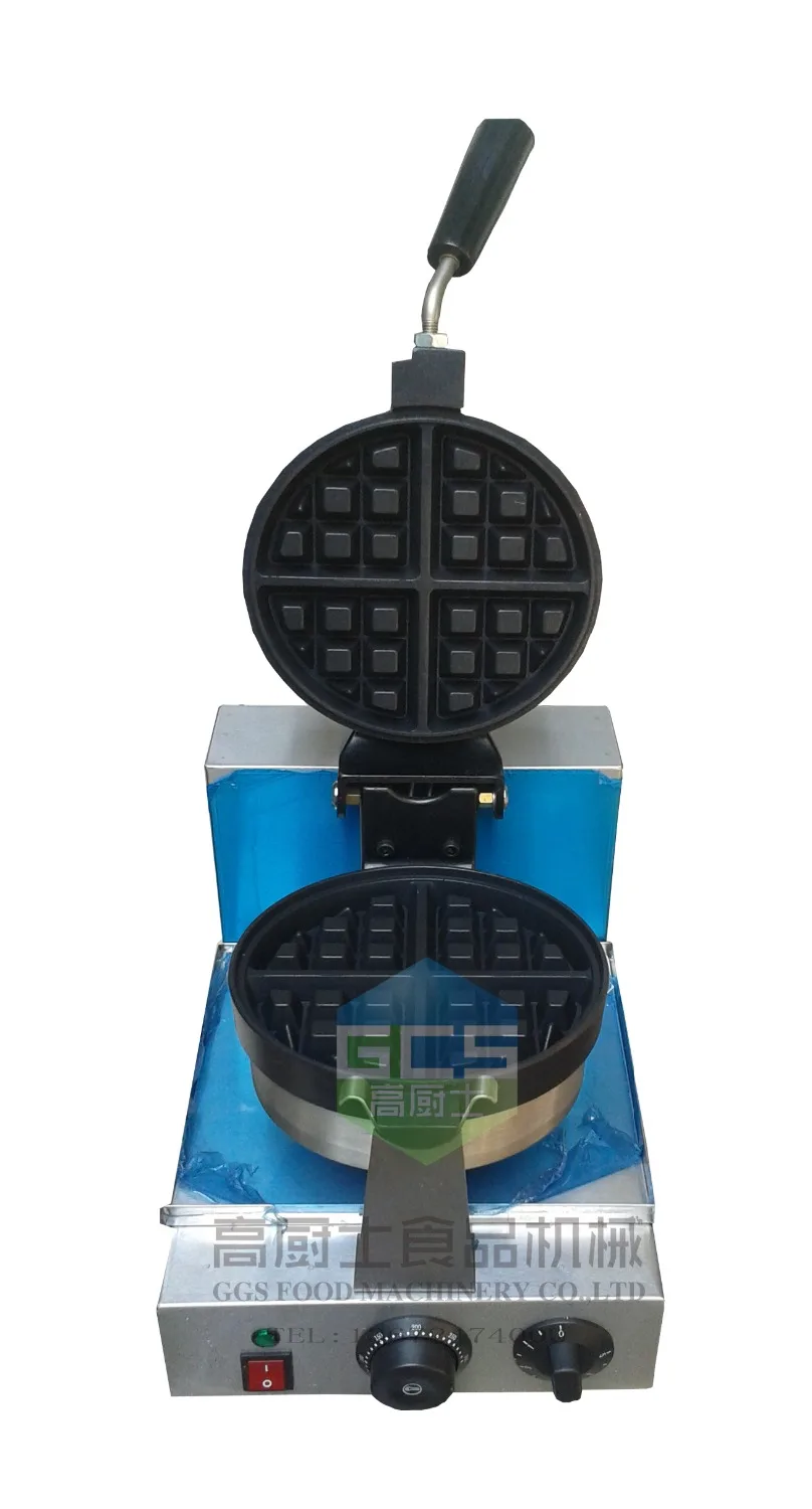 

Free shipping Rotating 110v 220v Belgium waffle baker machine waffle maker