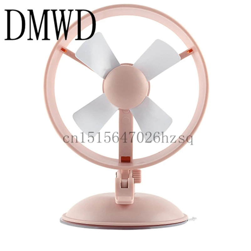 

DMWD USB mini Office Home Table Pedestal Cooling Rechargeable 2 gears Fans rotatable,green white