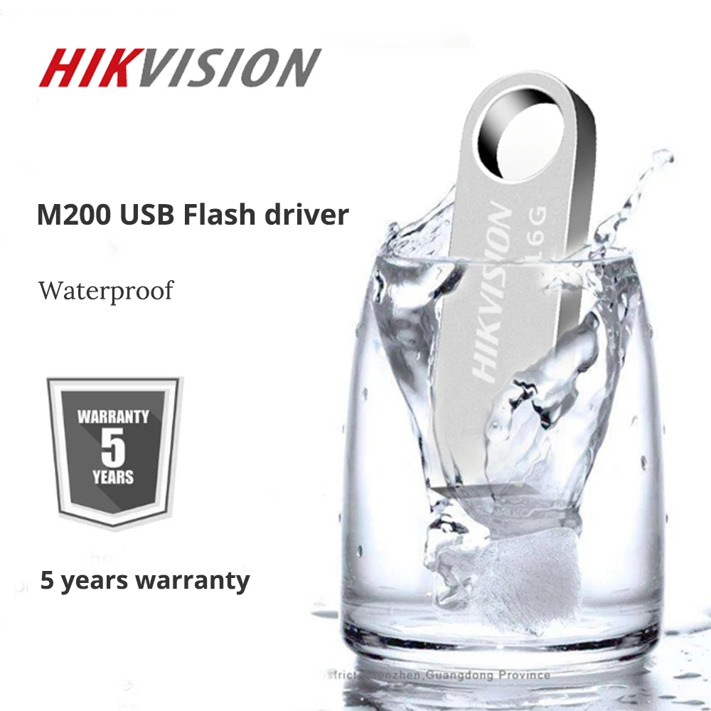 HIKVISION usb флеш-накопитель 64 ГБ 32 16 флешка водонепроницаемый серебристый u-диск memoria