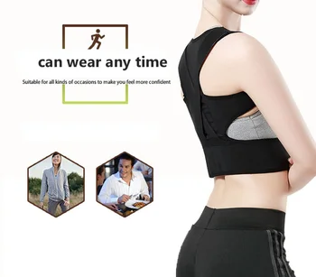 

Upper Back Posture Corrector Clavicle Support Belt Back Slouching Corrective Posture Correction Spine Braces Supports Health