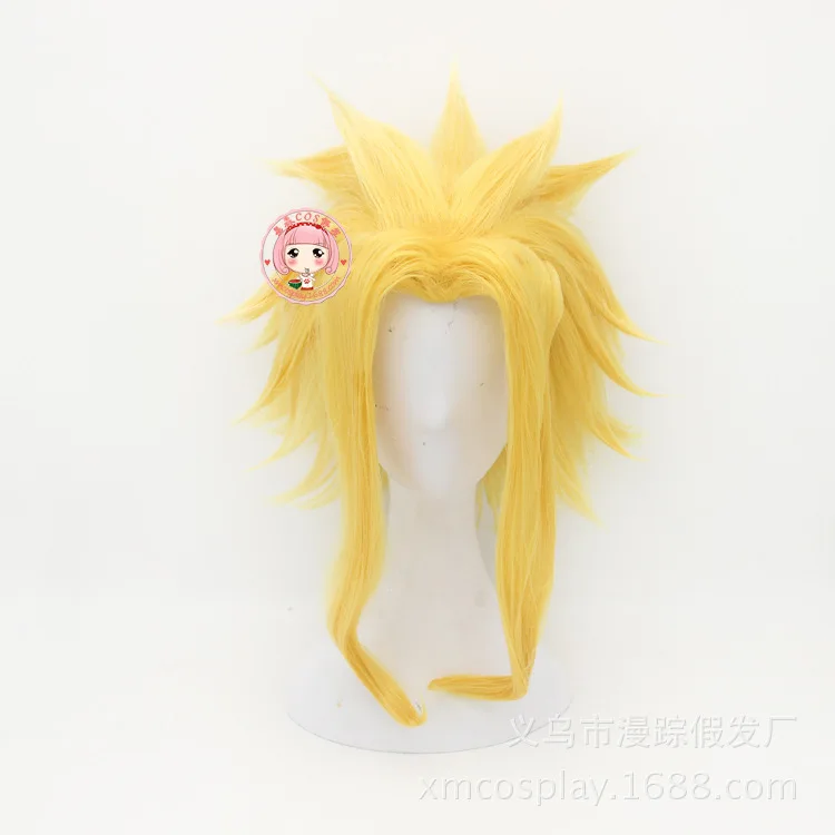 Японский аниме мой герой Academy All Might косплей парик Boku no Hero Academy желтый парик для ролевых игр Яги тошинори
