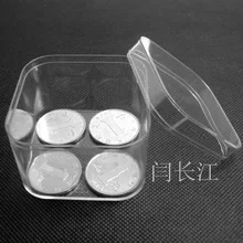 Квадратная Хрустальная коробка Высокая Прозрачная пластиковая коробка Pc полная прозрачная Pc коробка дисплея квадратная коробка Pc43