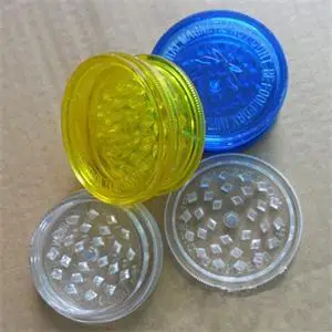

Offer Acrylic Plastic Smoke Herb Tobacco Grinder Designer Smoking Tobacco Crusher Hand Spice Crusher High Quality