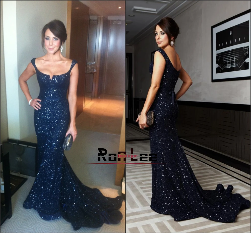 Dark Blue Sparkly Dress