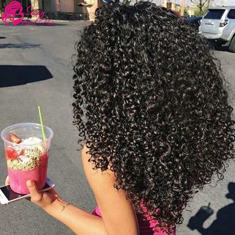 7a Peruvian Kinky Curly Virgin Hair Weave Kinky Curly