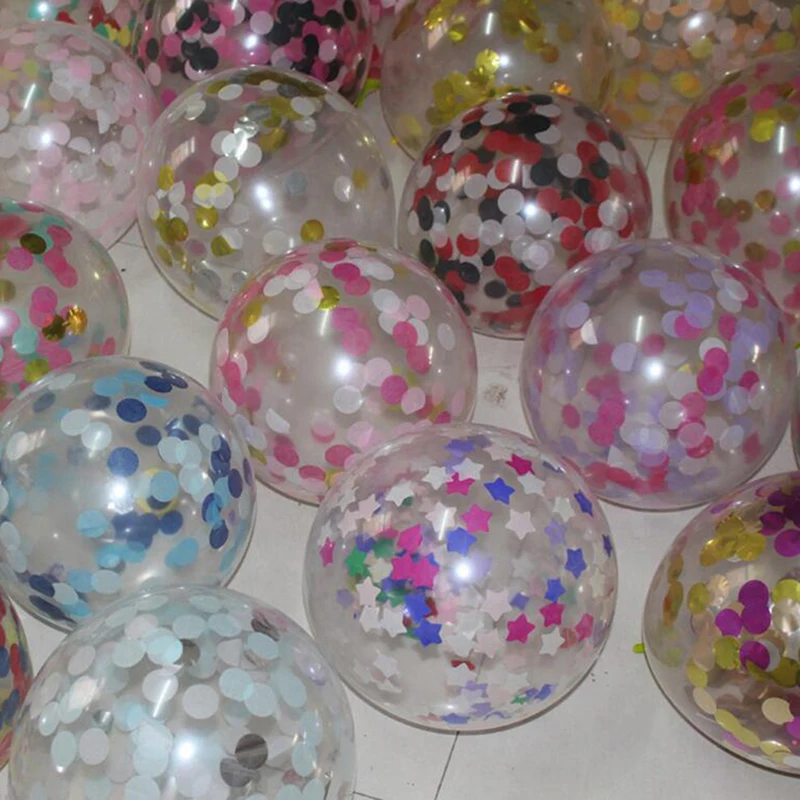 

Round Tissue Paper Stickers Confetti Sprinkles Filling Balloons Multicolor Scatter Confetti Table Decoration Party Supplies