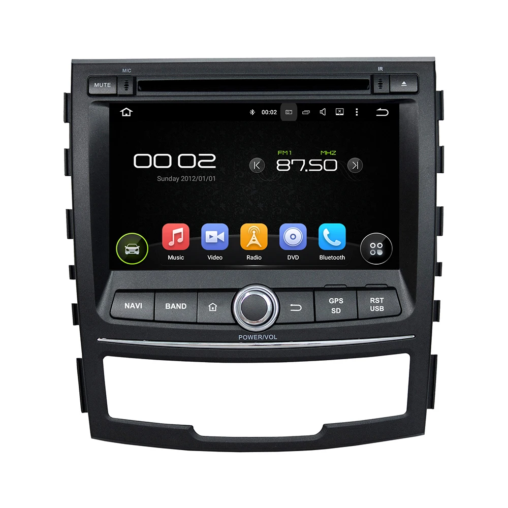 

Android 8.0 octa core 4GB RAM car dvd player for SsangYong Korando 2010-2013 ips touch screen head units tape recorder radio