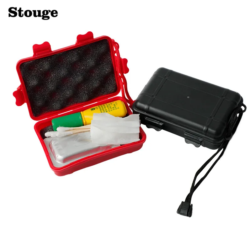 

Stouge 1pc Mini First Aid Kit Outdoor Travel Medicine First Aid Drug Organizer Portable First Aid Kit Pill Pack