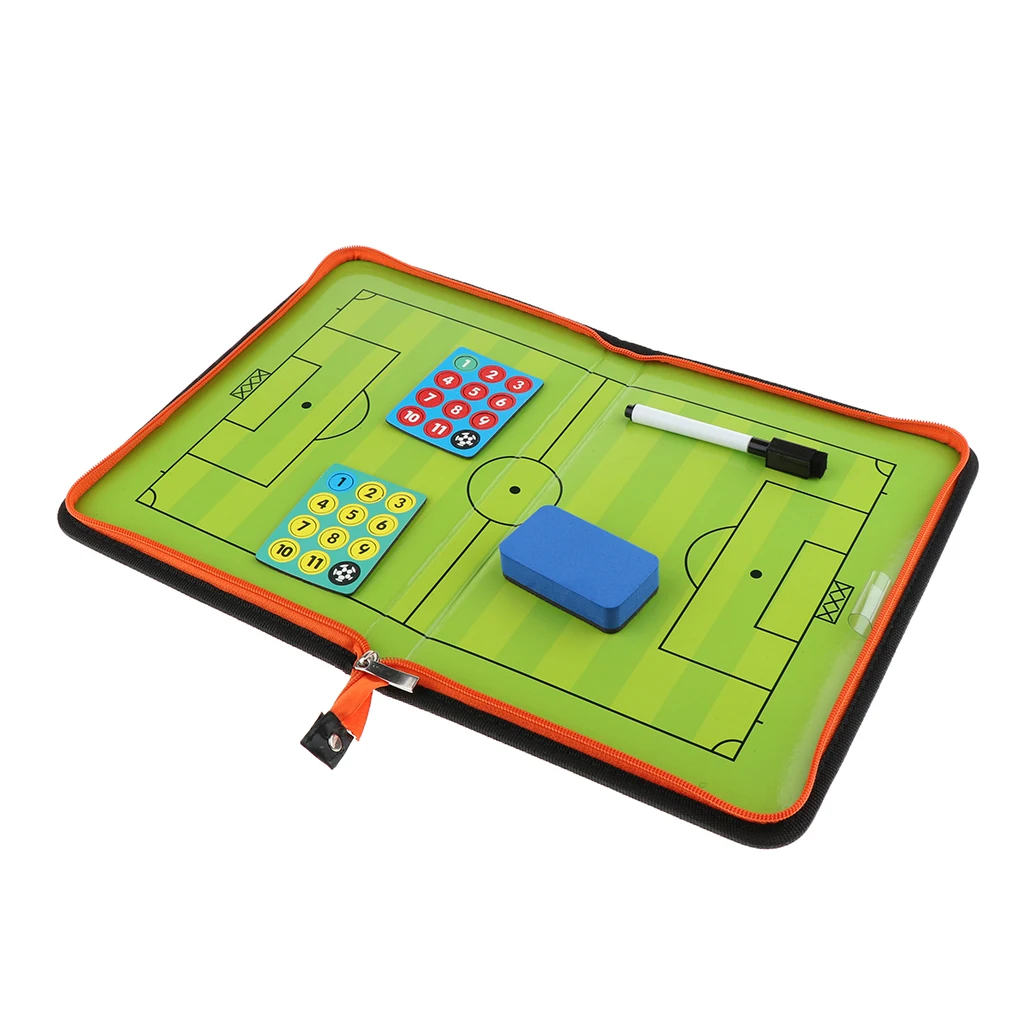 Soccer Coaching Board | Coaching Strategy Board | Football Training Kit Equipment, Foldable and Portable