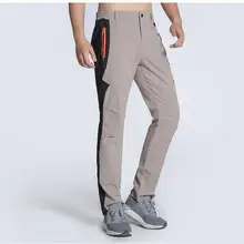 Новые спортивные штаны Летние Для мужчин кемпинг рыбацкий трекинговый Пеший Туризм Брюки Мужские Съемные тонкие дышащие брюки