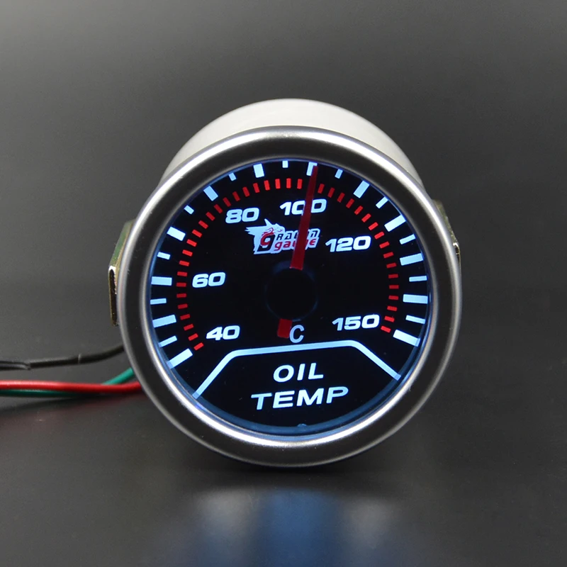 Dragon gauge Универсальный 52 мм Автомобильный указатель температуры масла метр Датчик температуры масла модификация белая подсветка