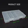 Hard Plastic Anti Impact Wear Resistant Storage Box Battery Case Practical Organizer Clear Inner Compartment Holder AA 40x AAA ► Photo 2/6