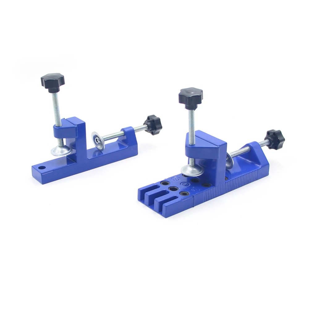 

Doweling Jig Handheld Pocket Hole Jig Set Woodworking Wood Dowel Self-Centering Puncher Drill Guide Locator Jig