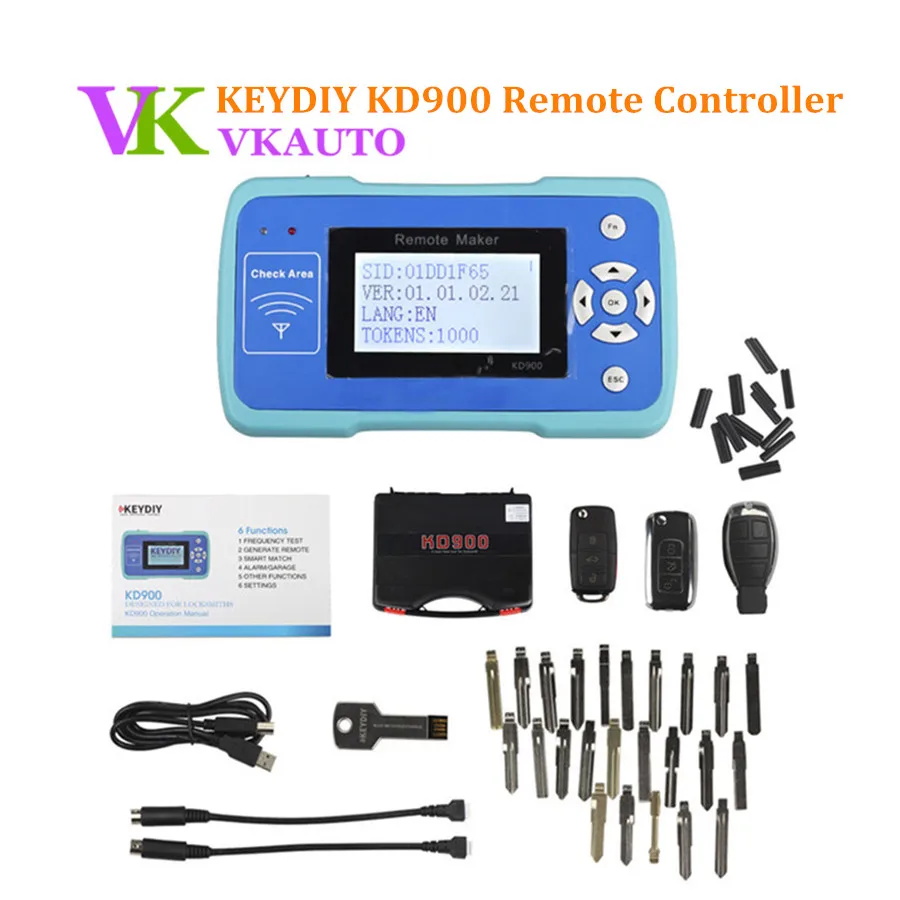 

Original KD900 Remote Key Maker with 1000 Tokens Remote Control Tool Update Online KD 900 Free Shipping