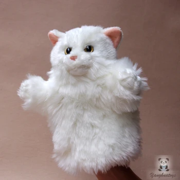 

Large Hand Puppet Doll Toy Persian Cat Dolls Plush Children'S Toys Puppets Gifts