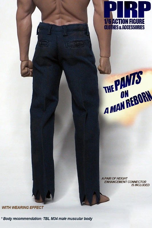 Новая модная одежда 1/6 масштабные Мужские штаны брюки с дырками одежда для м34 мускулистые фигуры тела