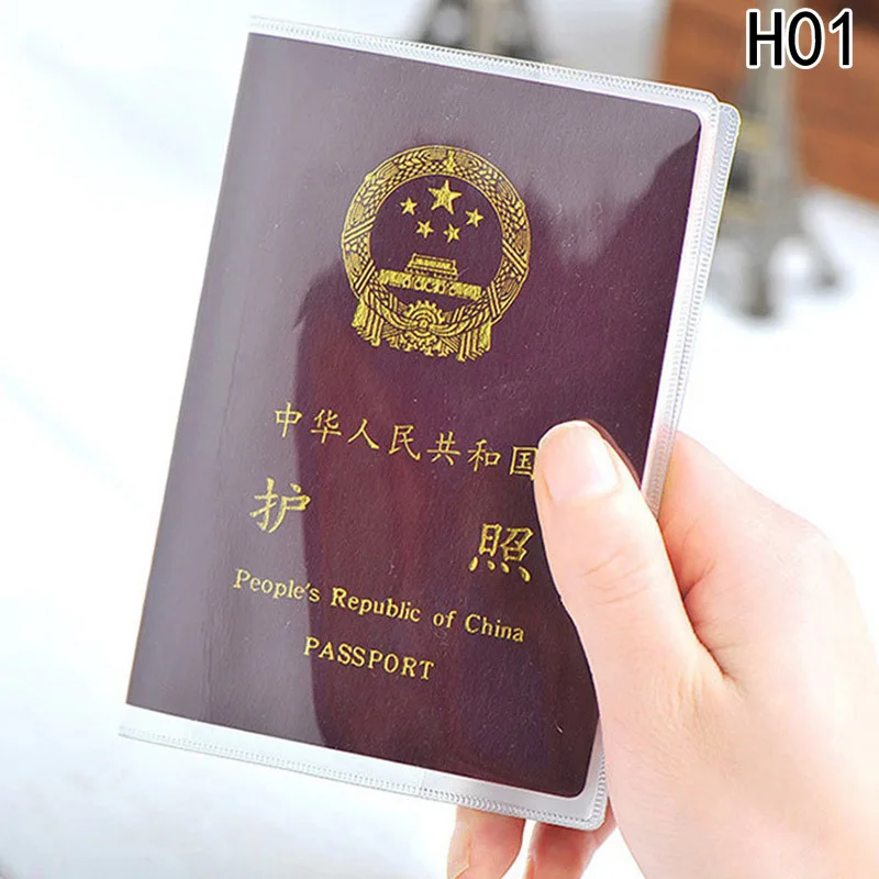 

Passport Protective Sleeve On Waterproof Transparent Passport Cover Document Bags