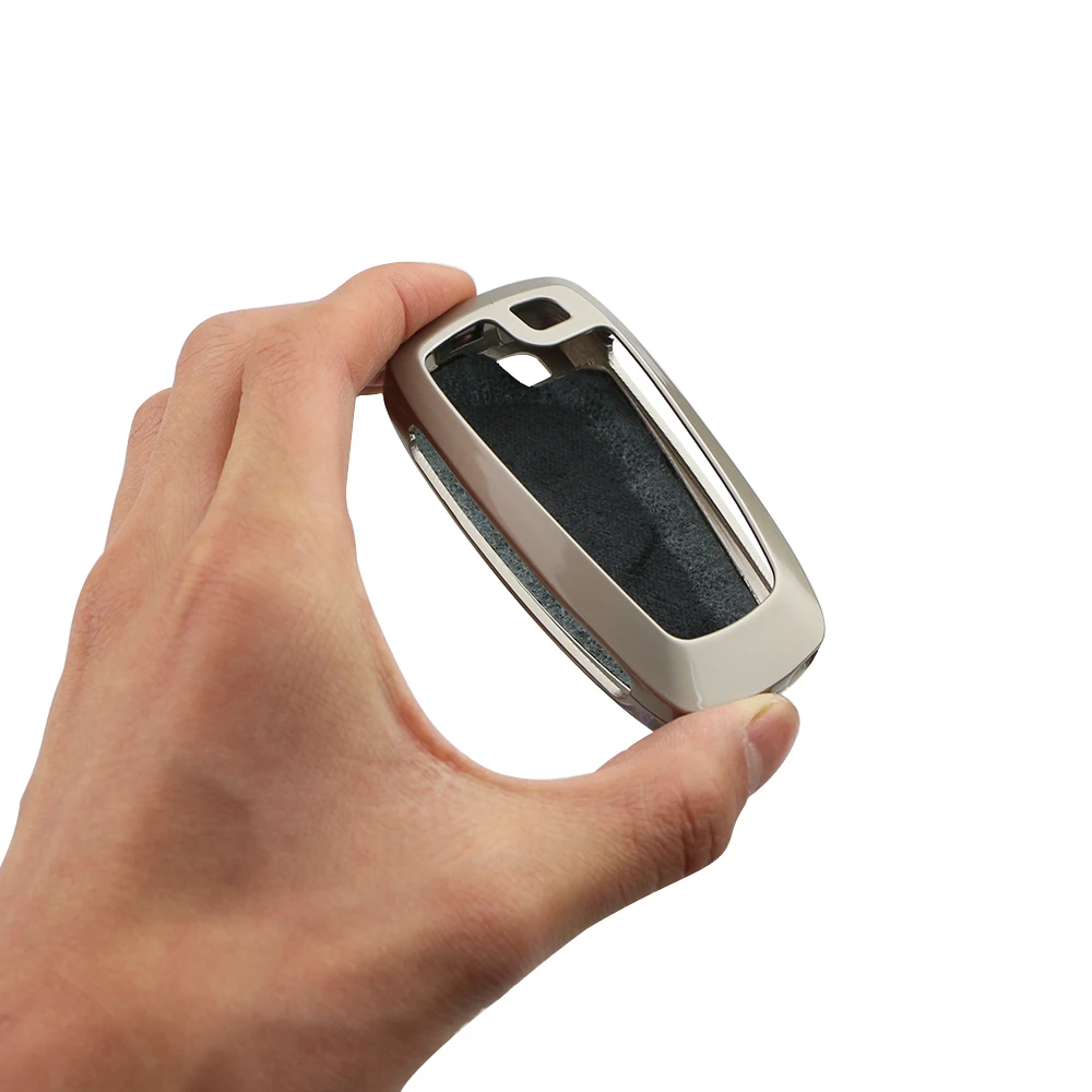 

Zinc Alloy Car Key Cover Case for Lincoln MKC MKX MKZ for Ford Mondeo Focus 4 MK4 Edge Kuga EcoSport 2018 2019 3 4 Button Key