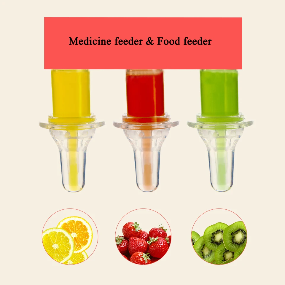  Baby Medicine Spoon Baby Care Baby Needle Feeder Squeeze Medicine Dropper Dispenser Pacifier