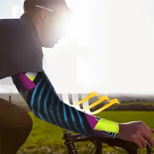 Спортивная ручная манжета унисекс, компрессионная Защита от солнца УФ, чехлы для бега, велоспорта, баскетбола, гольфа, локоть, Hy