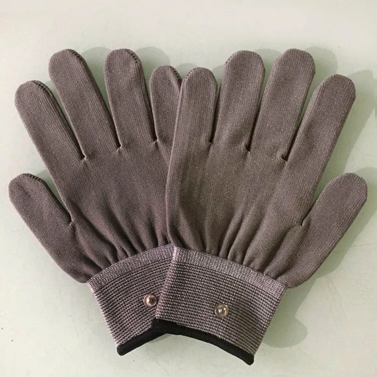 

Massage Glove Electric Massage Gloves For Electric Muscle Stimulator Hand Pain Relief Therapy With Wire Silver Plated Fiber