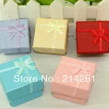 Подставка для ювелирных украшений карты и Подарочная коробка, кольца и серьги 'Коробка настроить один цвет логотип